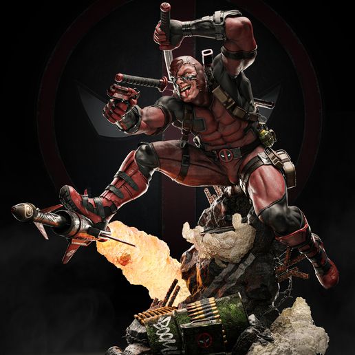 Deadpool Statue - STL