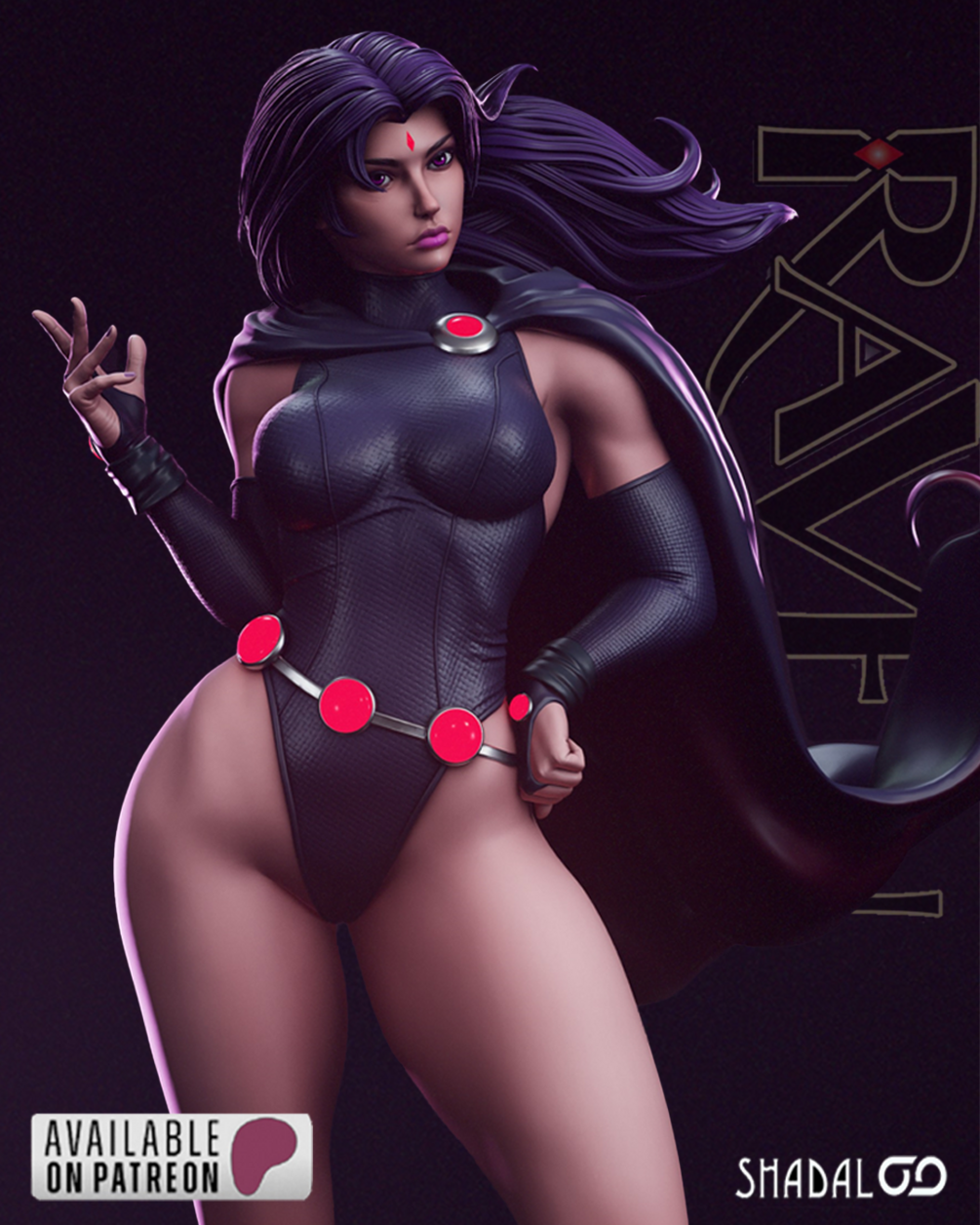 🔮Raven – STL 1/6th by Shadaloo Studios