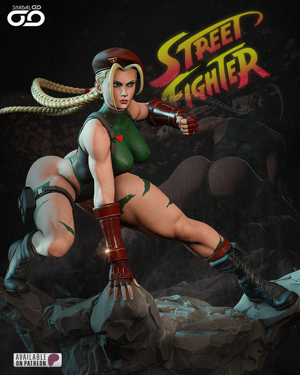 🛡️ Cammy White – STL 1/6th by Shadaloo Studios