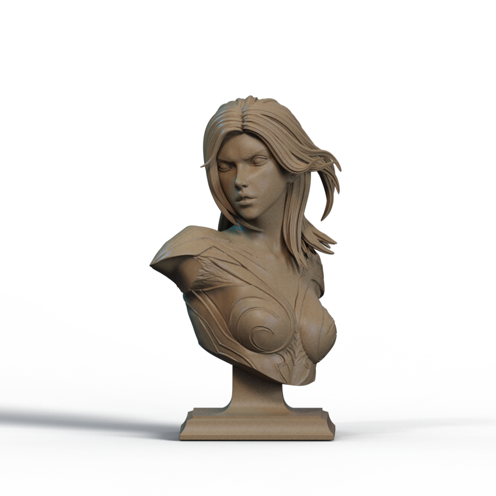 Kaisa Bust 3D Print