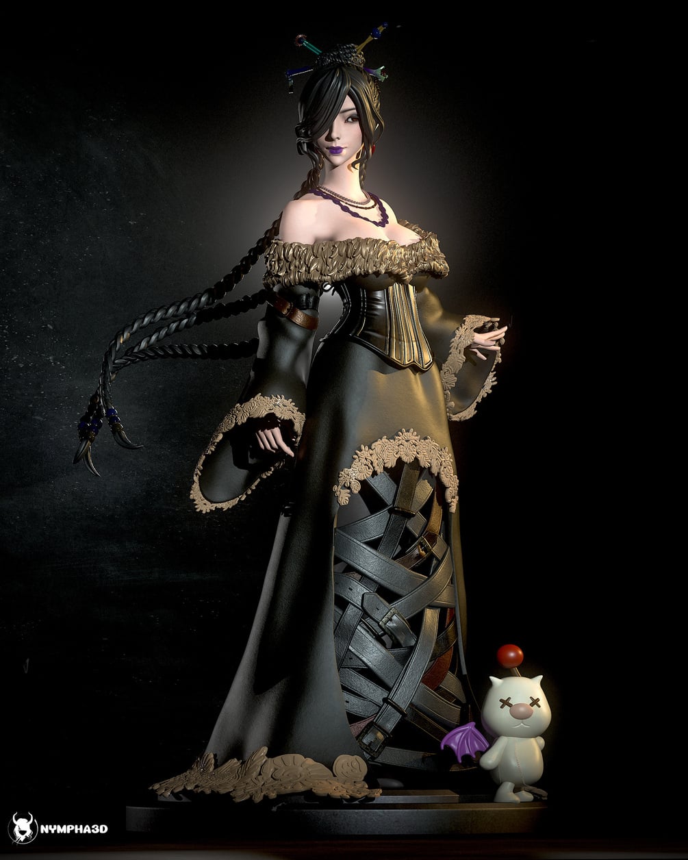 Lulu (Final Fantasy X) STL for 3D printing