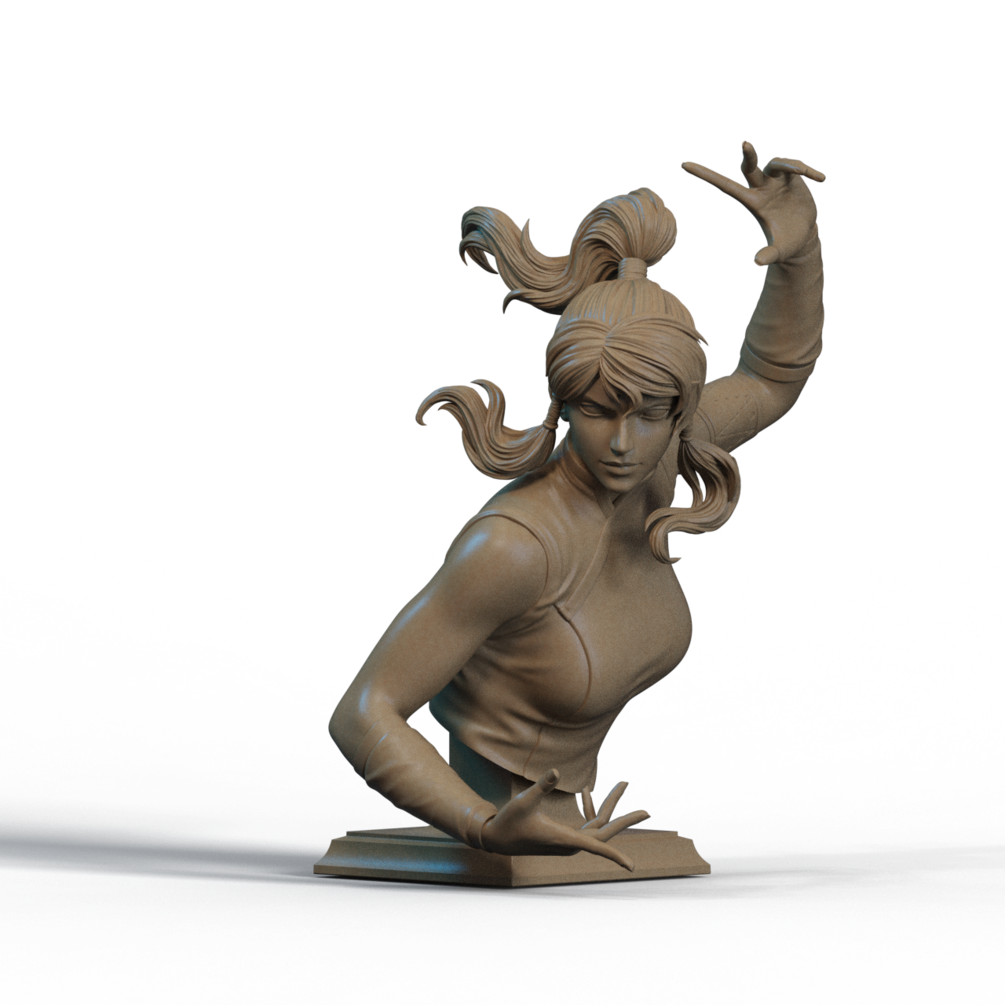 Korra Bust 3D Print