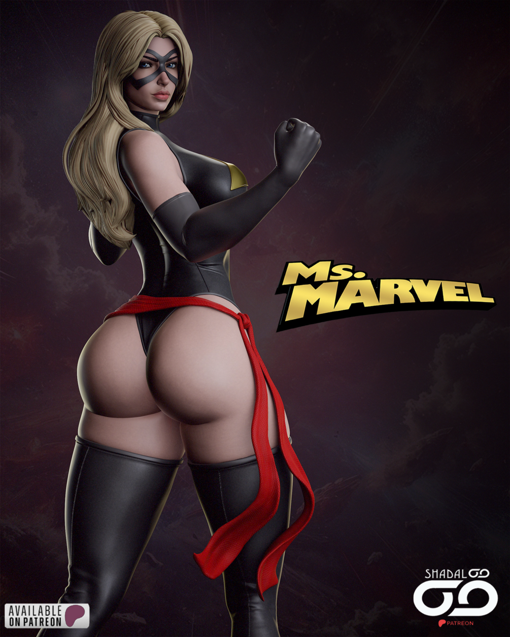 ✨Ms. Marvel – STL 1/6th by Shadaloo Studios