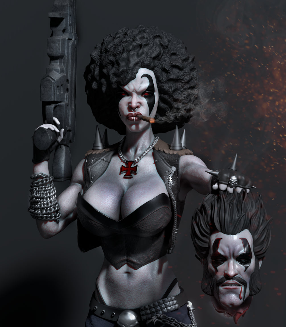 Lady Lobo 3D Print