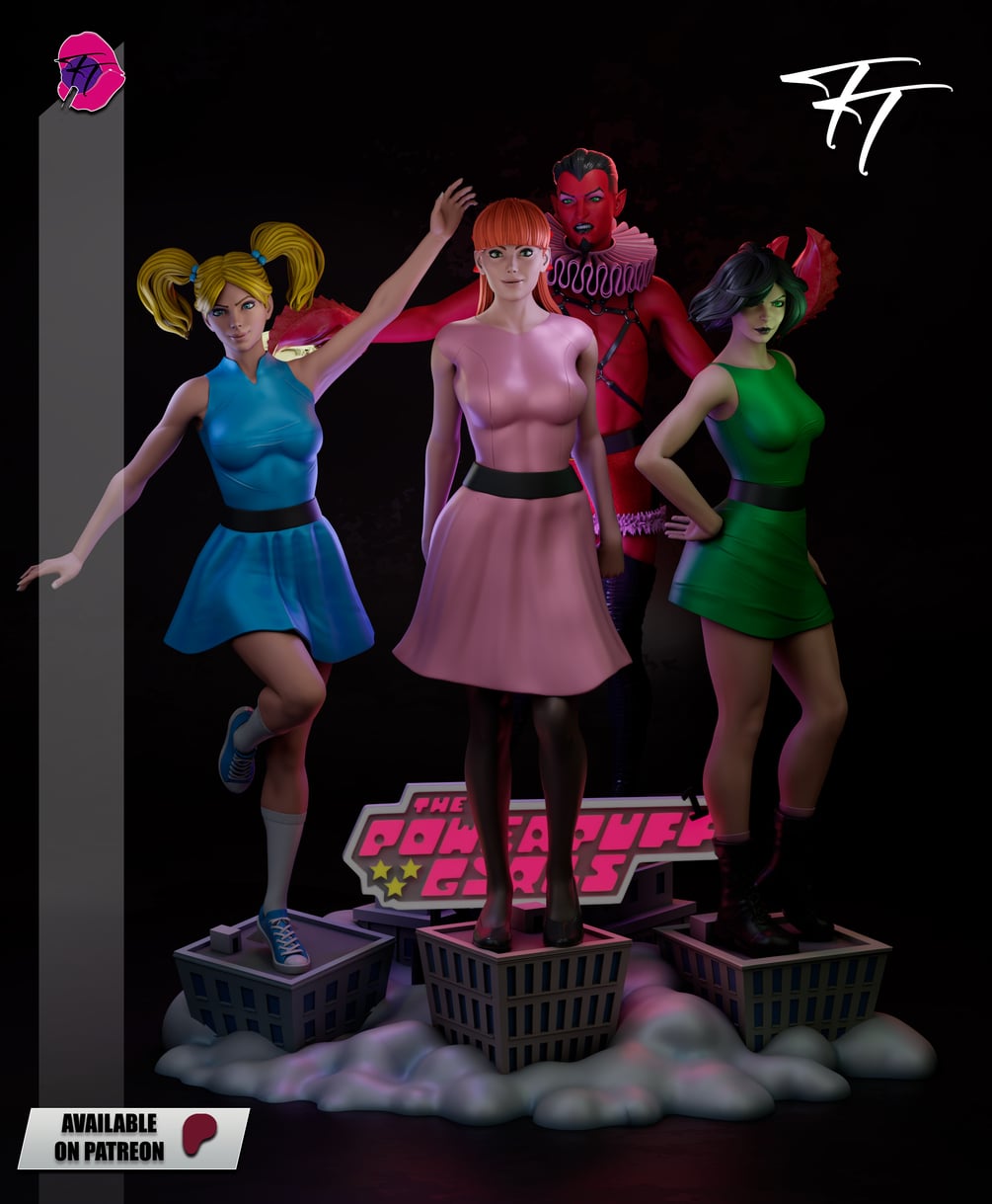 Powerpuff Girls and Him