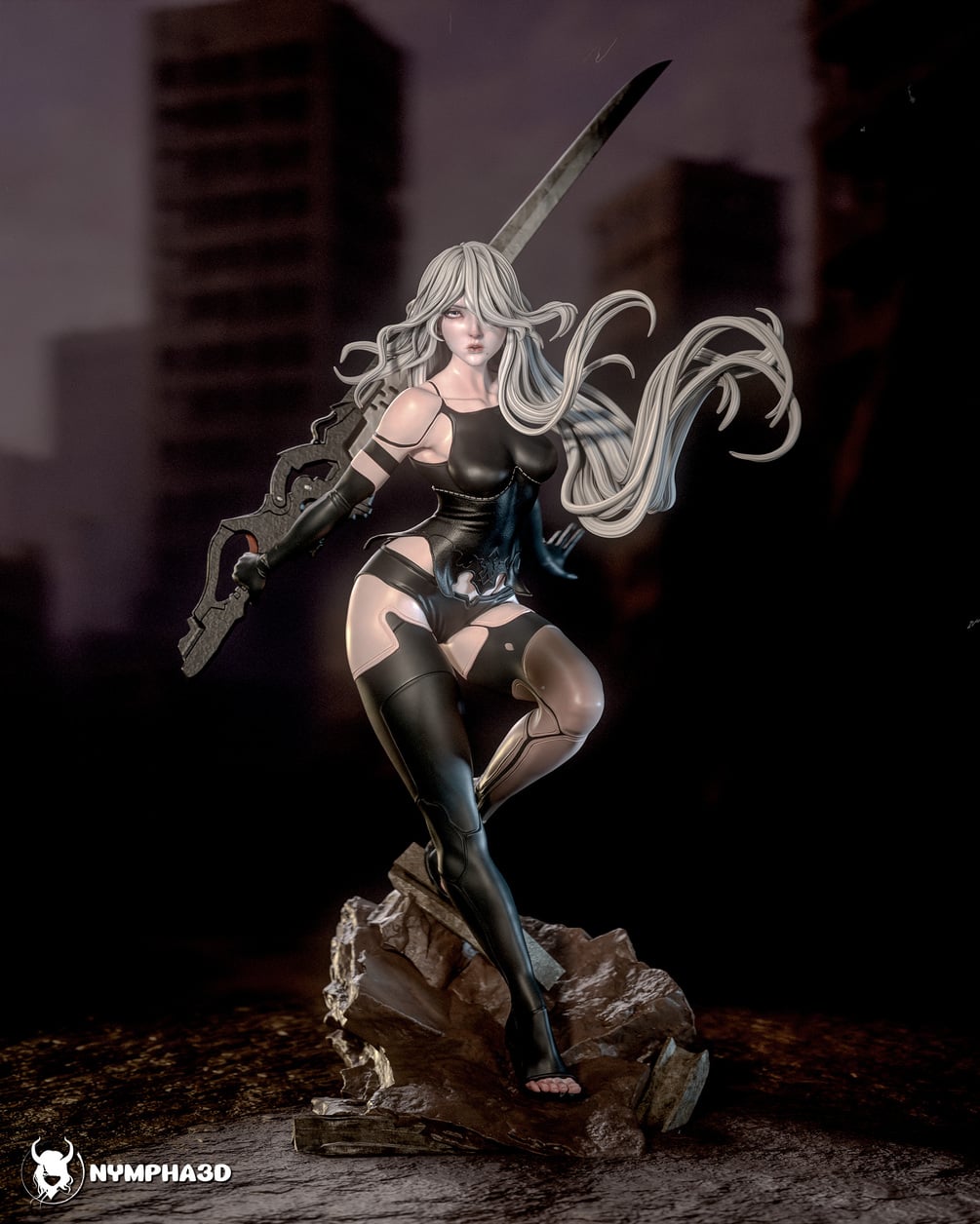 A2 (Nier Automata) STL Model for 3D Printing