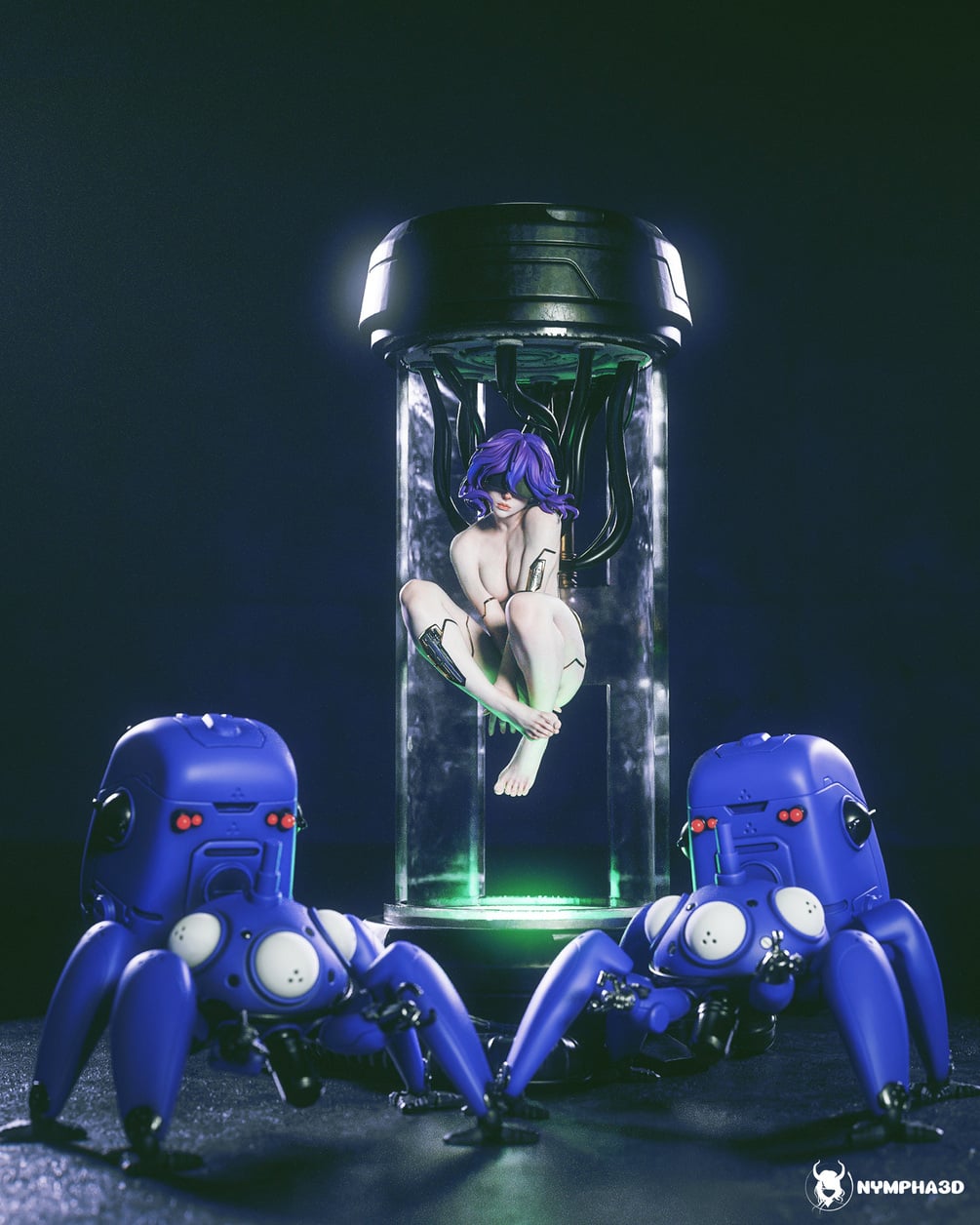 Motoko Kusanagi (Ghost in the Shell) STL for 3D Printing
