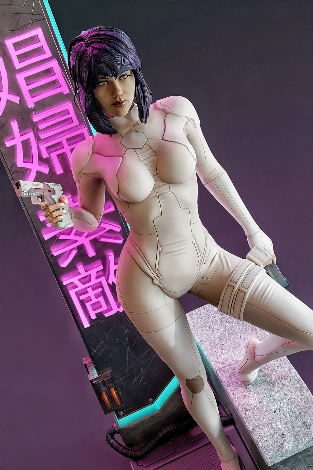 Scarlett Motoko - Ghost Shell- STL - 1:4 scale