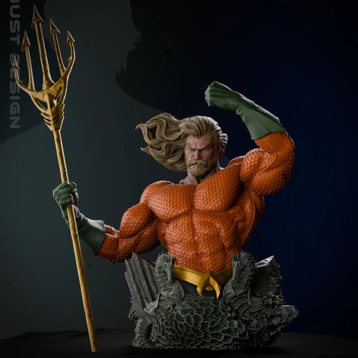 Aquaman Bust - STL