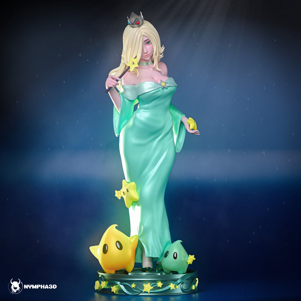 Rosalina (Super Mario) STL for 3D Printing