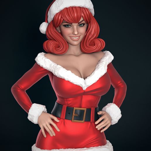 MJ Mrs Claus pinup