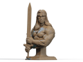 Conan Bust 3D Print