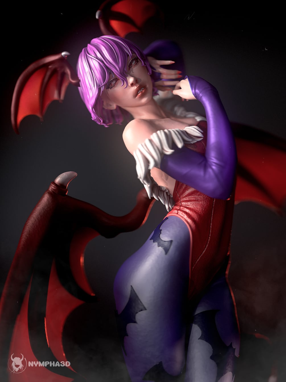 Lilith Aensland (Darkstalkers) STL for 3D Printing