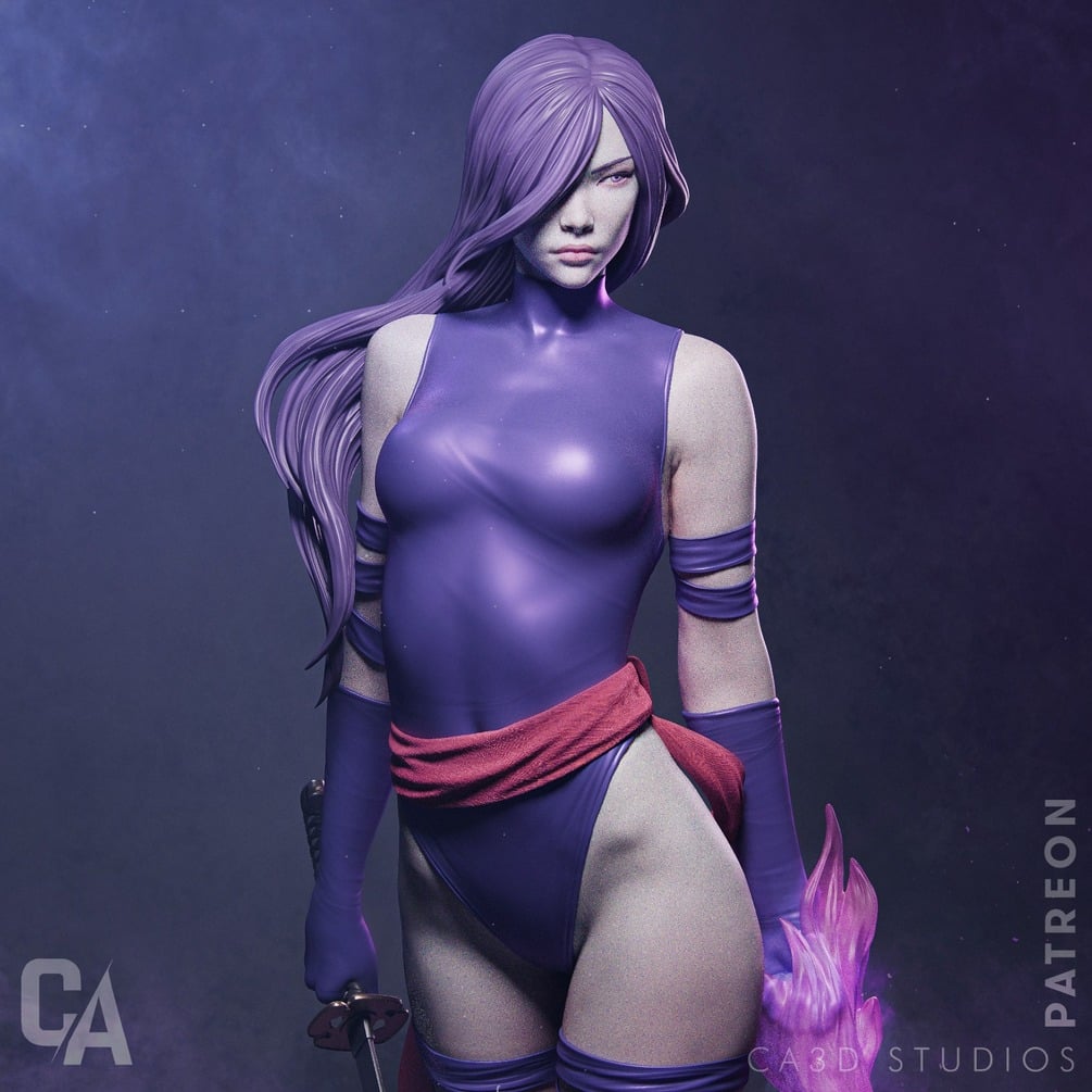 Psylocke 3D Print