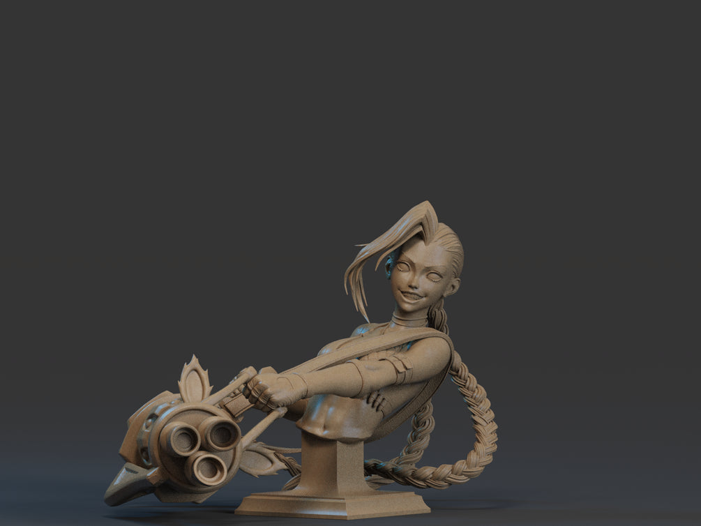 Jinx Bust 3D Print