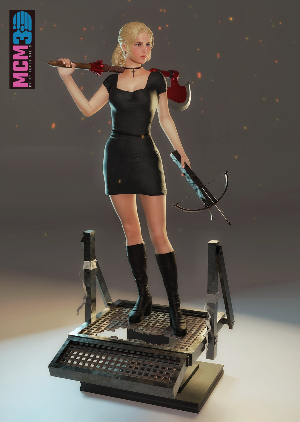 Vampire Killer - SMG - STL - 1:4 scale-