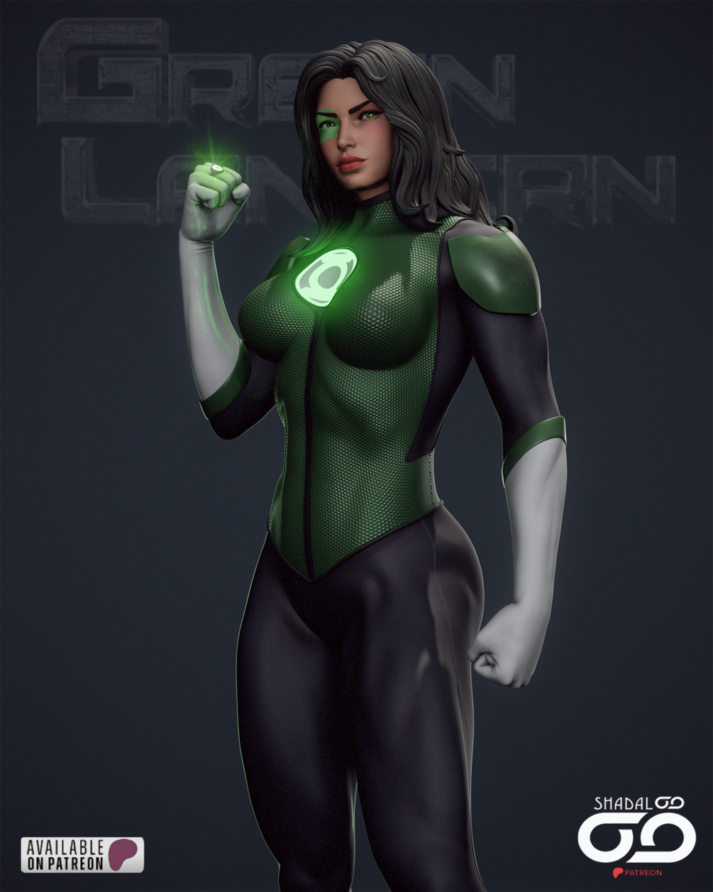 💚 Jessica Cruz – STL 1/6th by Shadaloo Studios