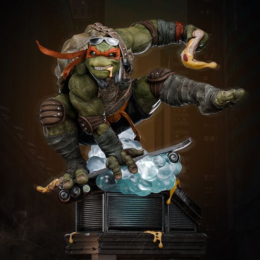 Michelangelo TMNT Tortuga Ninja - STL