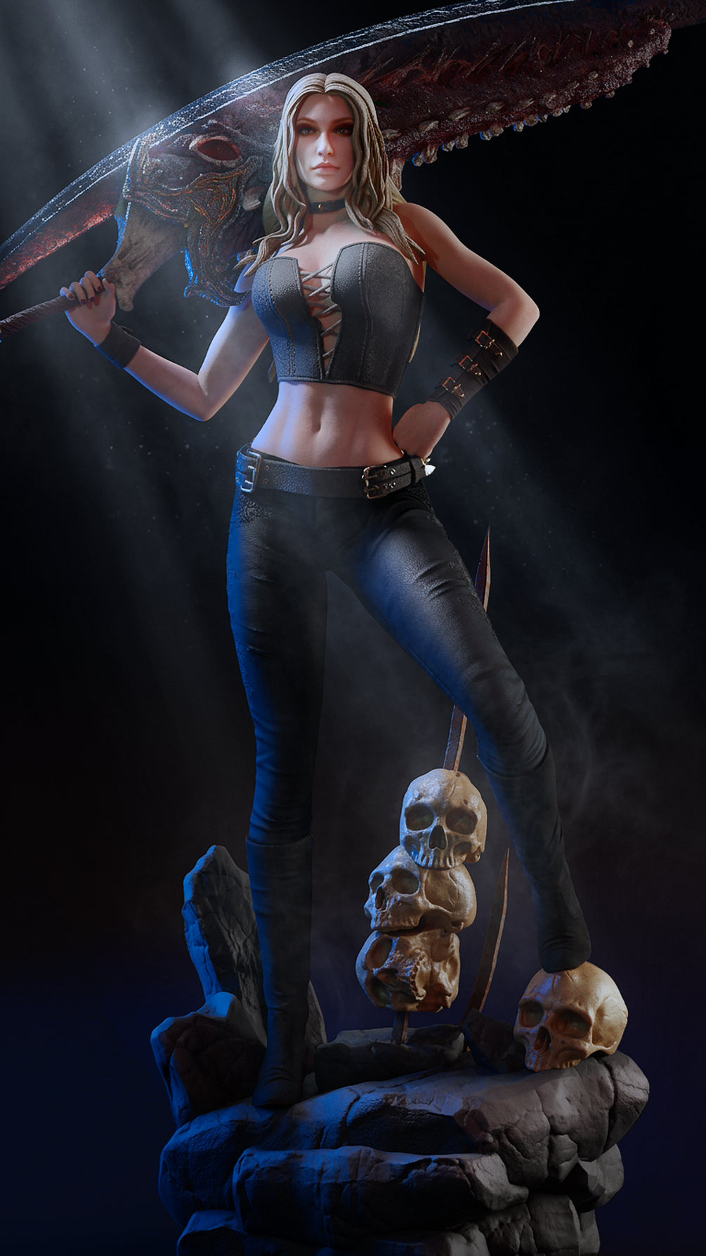 Devilish Trish - Video Game - STL - 1:4 scale