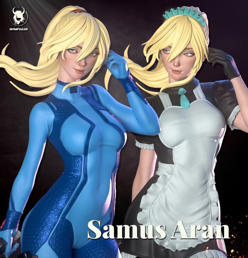 Samus Aran (Metroid) STL Model for 3D Printing