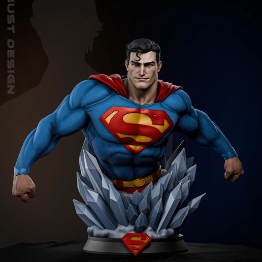 Superman Bust - Digital STL file