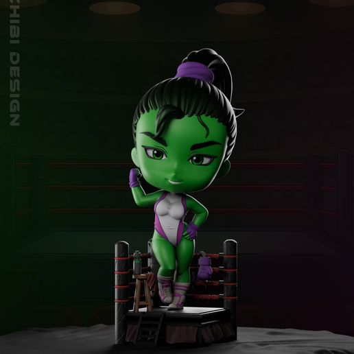 She Hulk Chibi - STL
