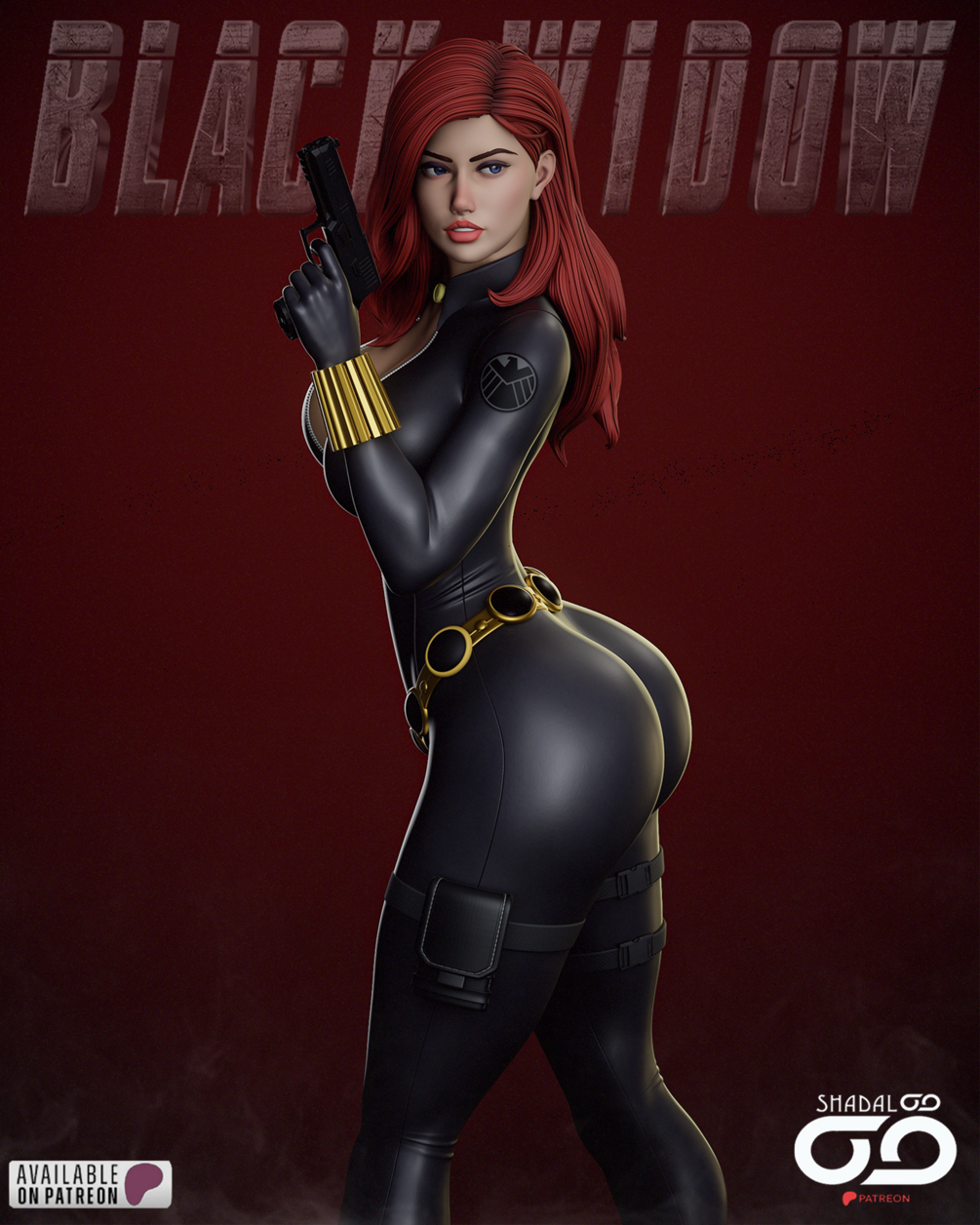 🕷️Black Widow – STL 1/6th by Shadaloo Studios