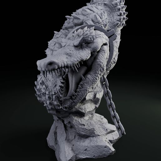 Killer Croc Bust - STL