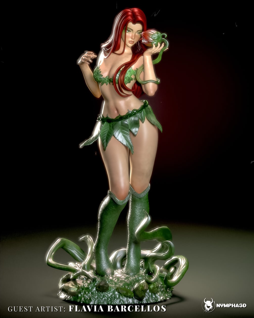 Poison Ivy - STL for 3D Printing