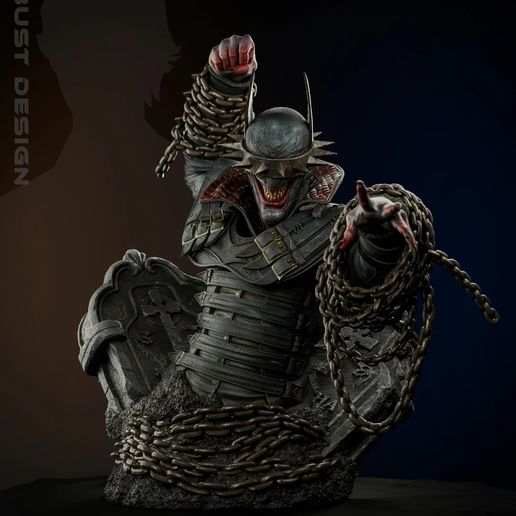 Batman who laughs BUST - Digital STL file