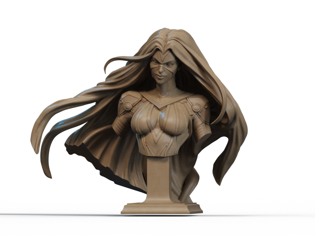 Medusa Bust_ 3D Print