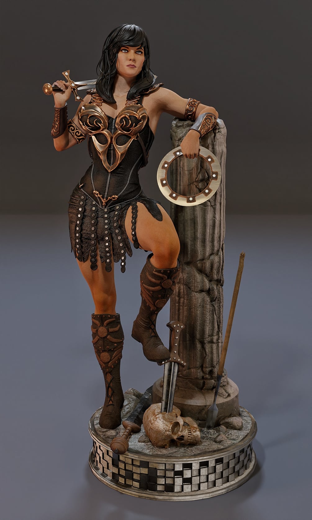 The Princess Warrior - TV Series - STL - 1:4 scale