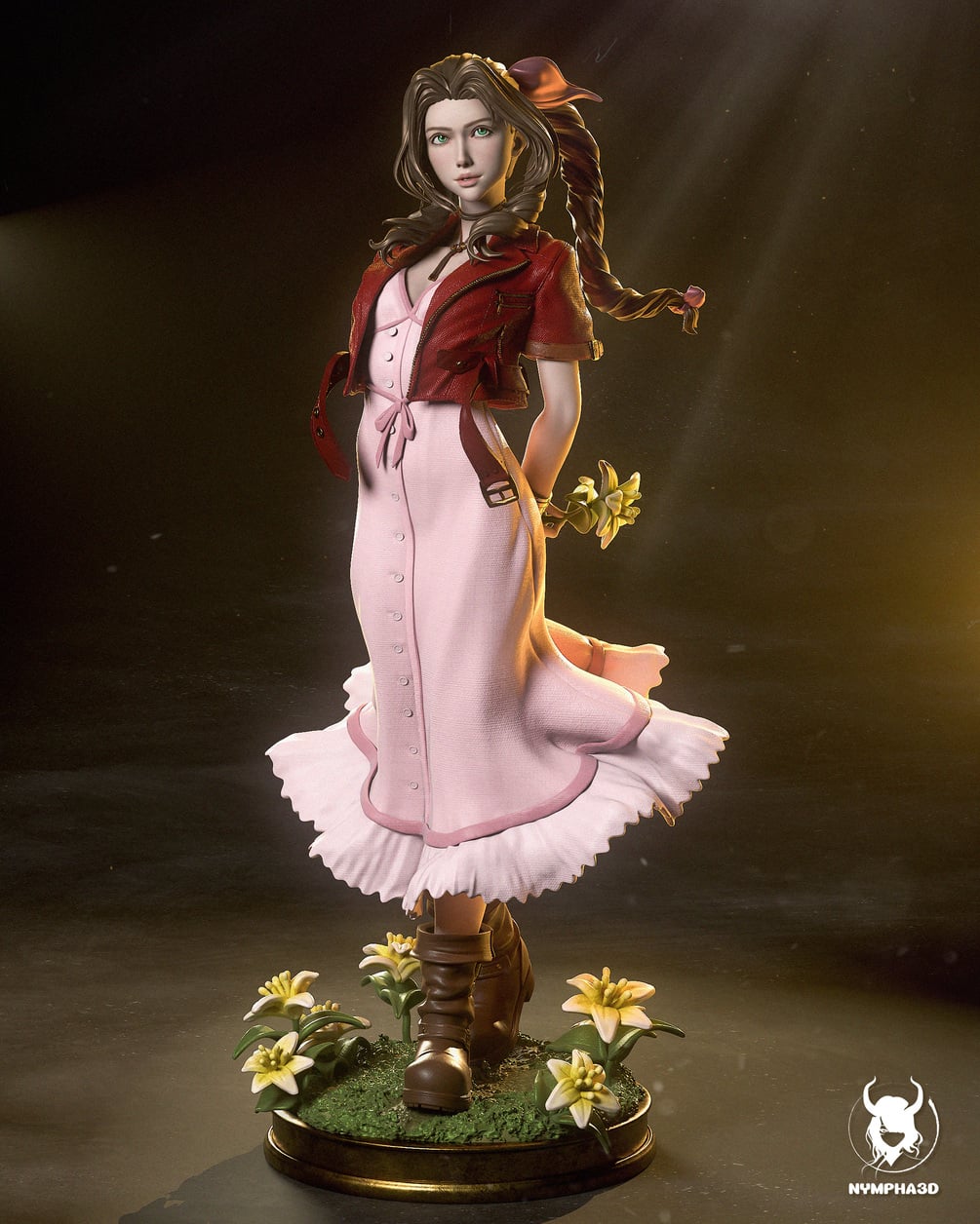 Aerith (Final Fantasy VII) STL for 3D Printing