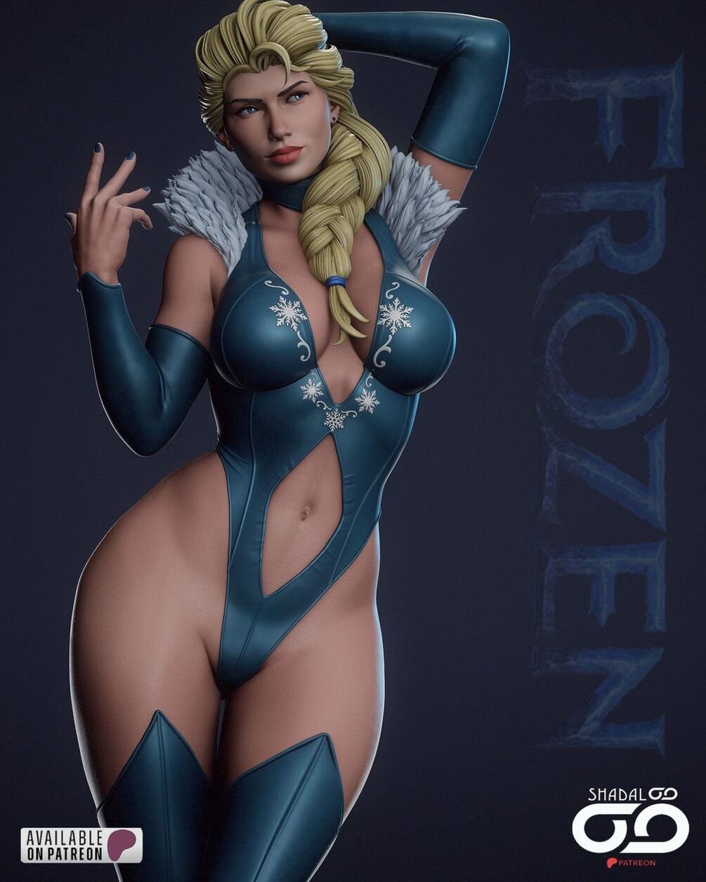 ❄️Elsa – STL 1/6th by Shadaloo Studios