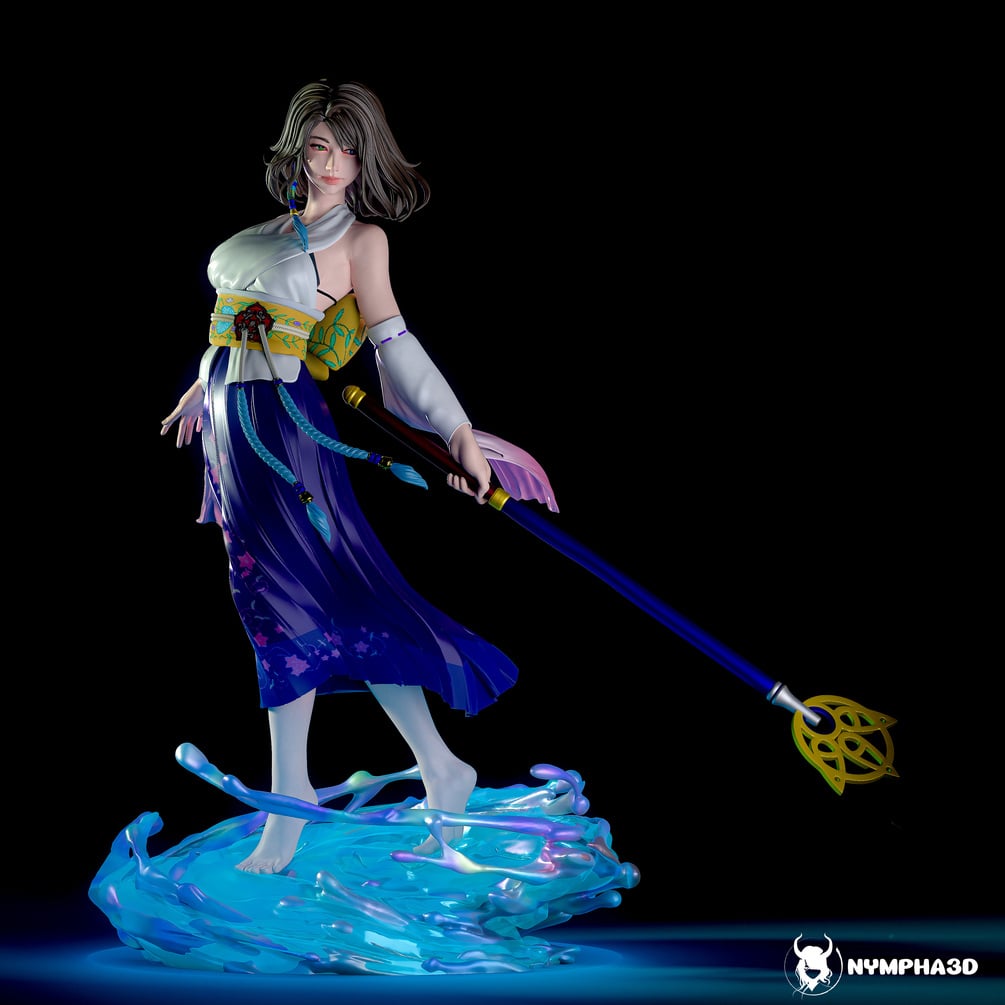 Yuna (Final Fantasy) STL for 3D Printing