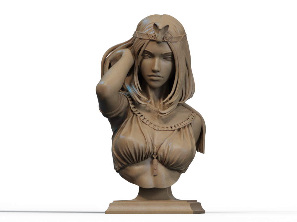 Cleopatra Bust 3D Print