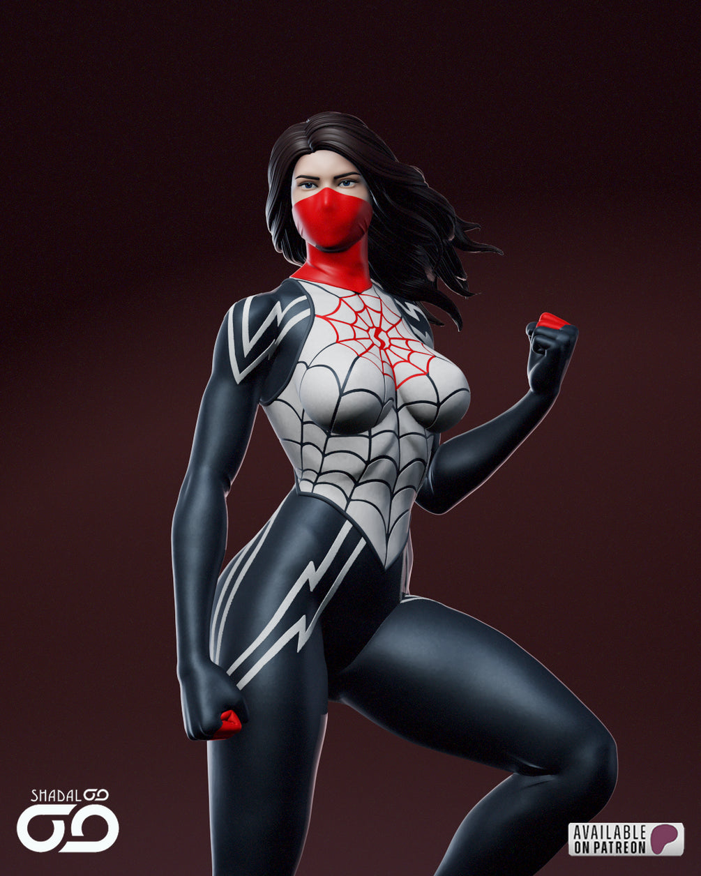 🕸️ Silk STL 1/6th by Shadaloo Studios