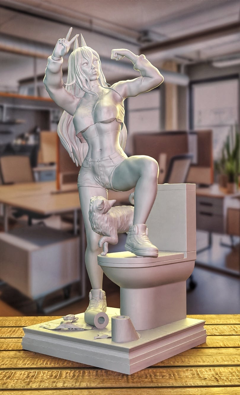 Power - Sawman STL - 1:4 scale