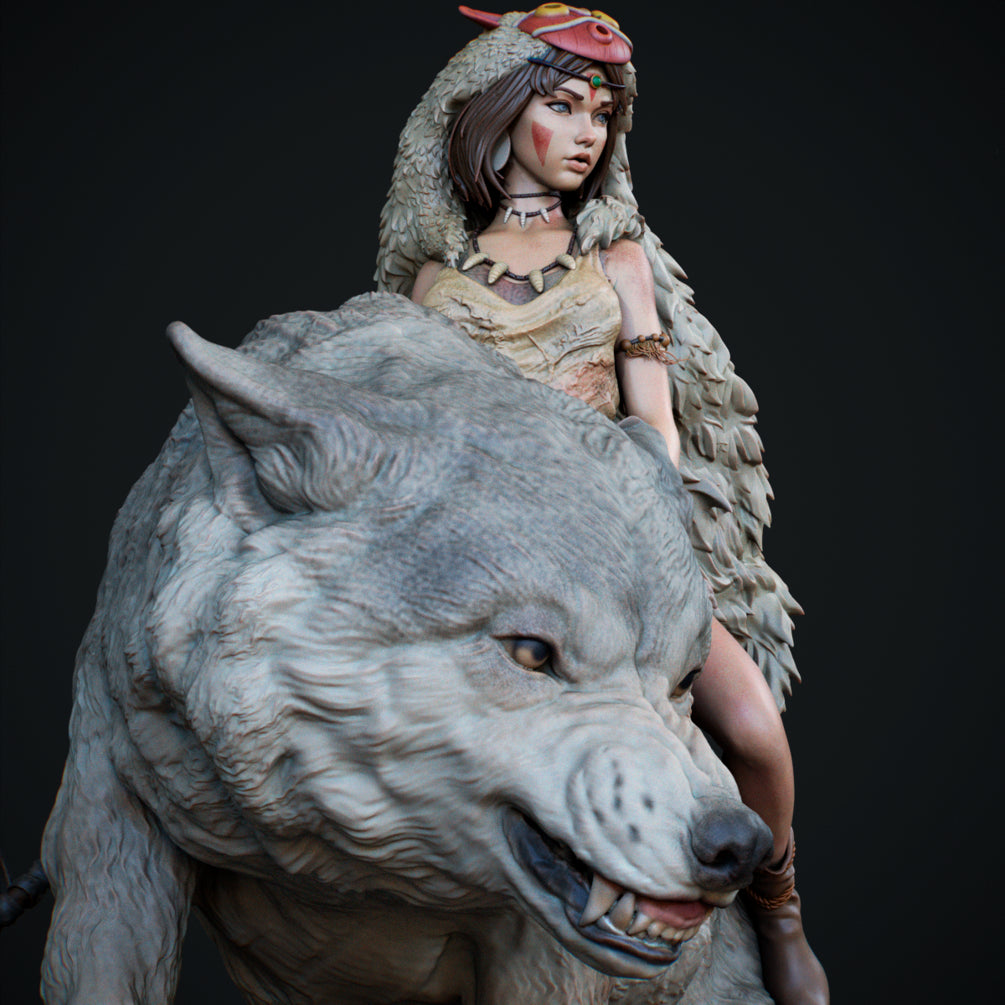 Princess Mononoke 3D Print