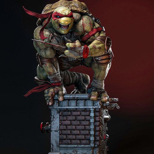 Raphael TMNT Tortuga Ninja - STL