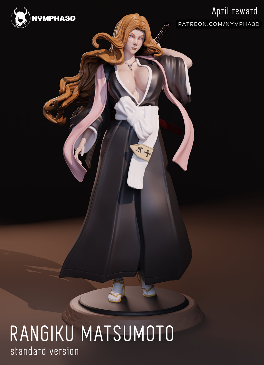 Rangiku Matsumoto (Bleach) STL Ready to print