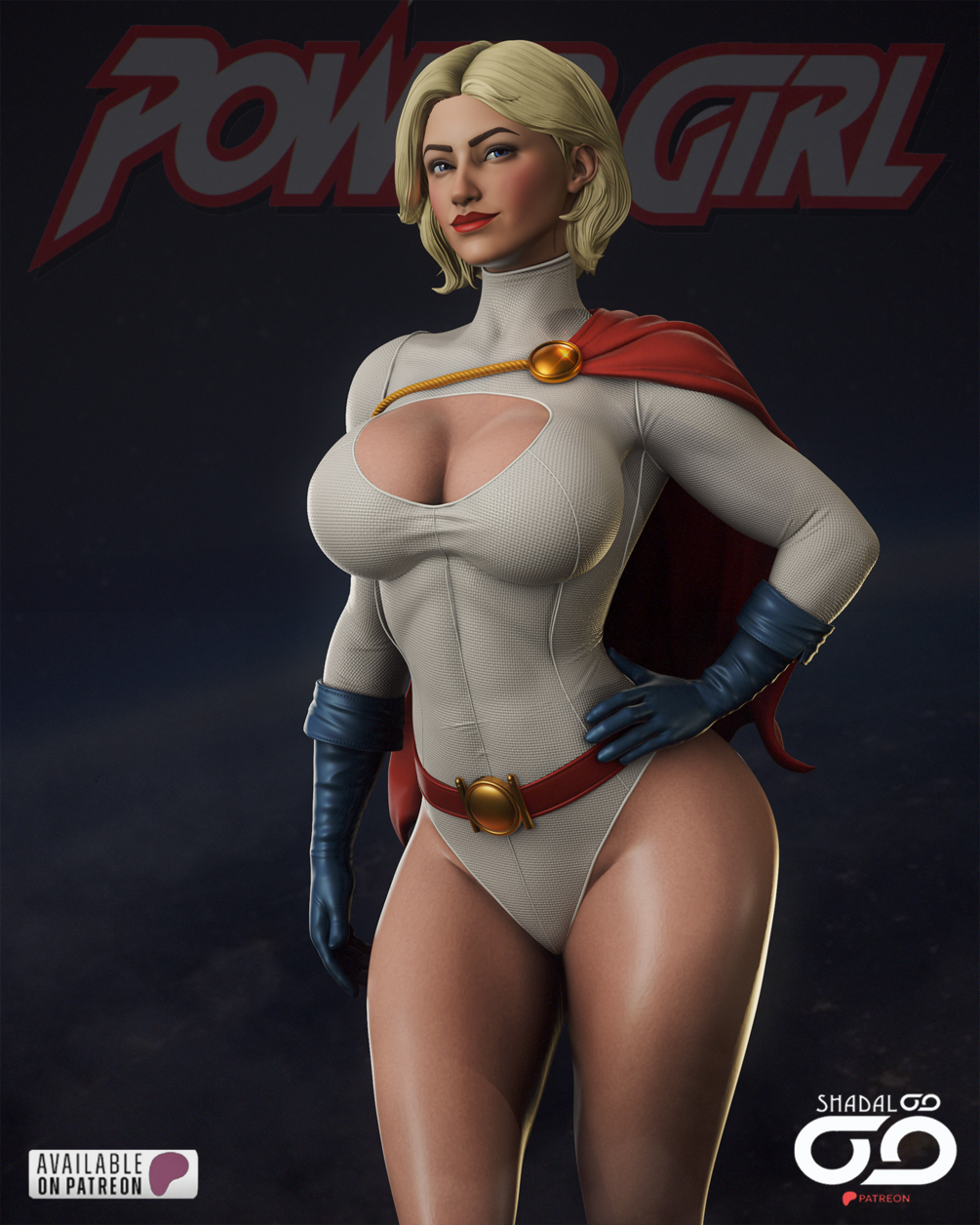 ❤️Powergirl – STL 1/6th by Shadaloo Studios