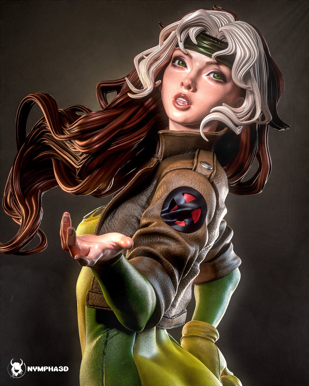 Rogue (x-Men) STL model for 3D Printing