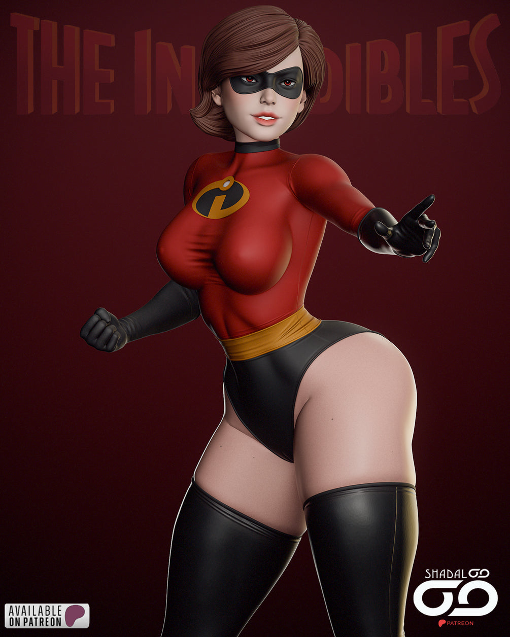 💥 Elastigirl – STL 1/6th by Shadaloo Studios
