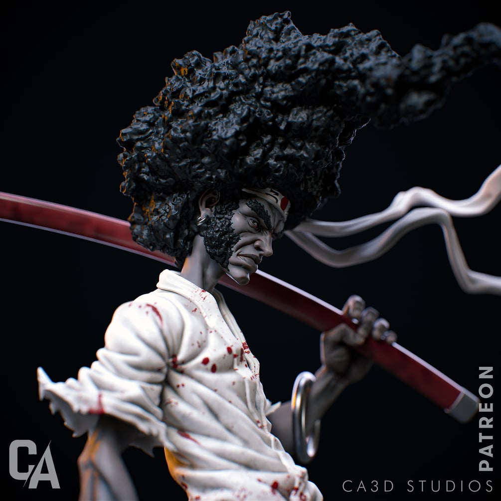 Afro Samurai 3D Print