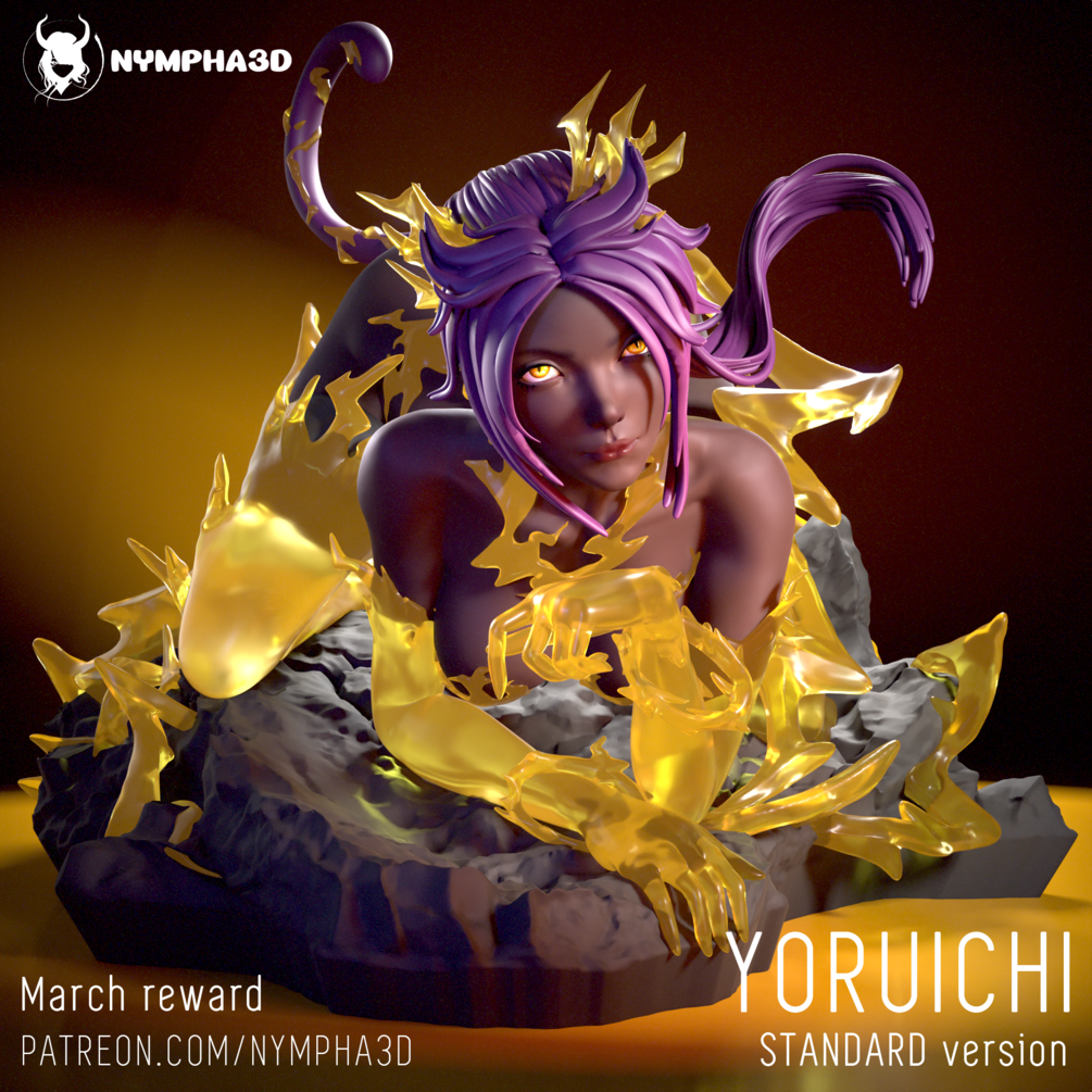 Yoruichi Shihōin (Bleach) STL Ready to Print figure