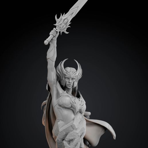 She Ra Bust Master of the Universe - STL
