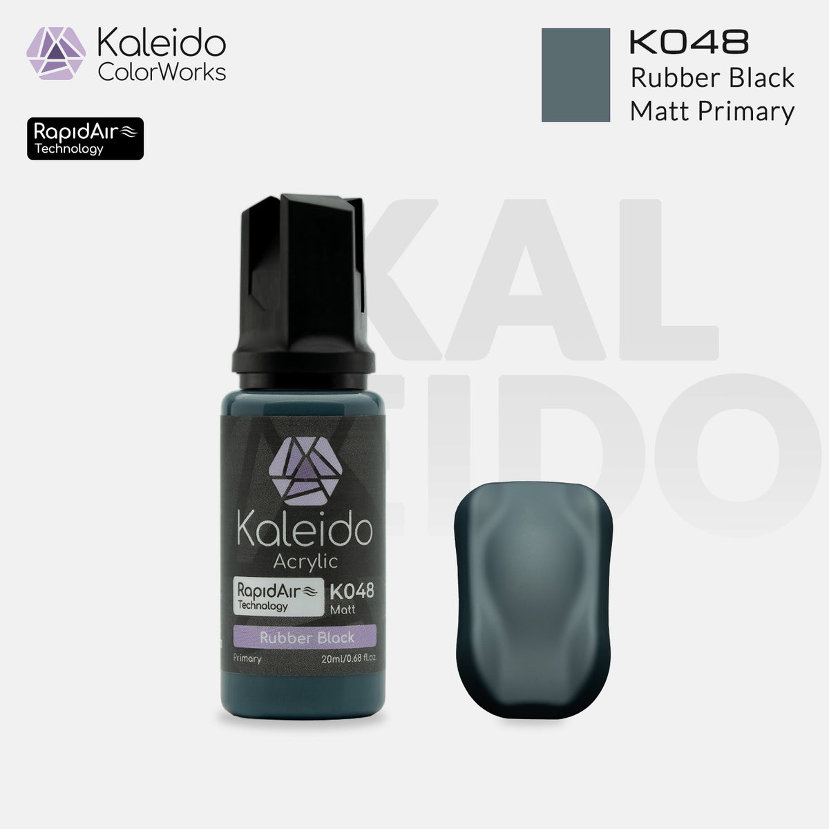RapidAir Matt Rubber Black - K048