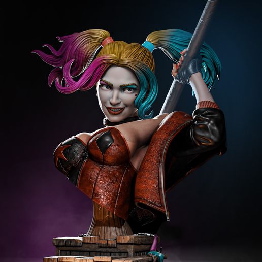 Harley Quinn Bust - STL