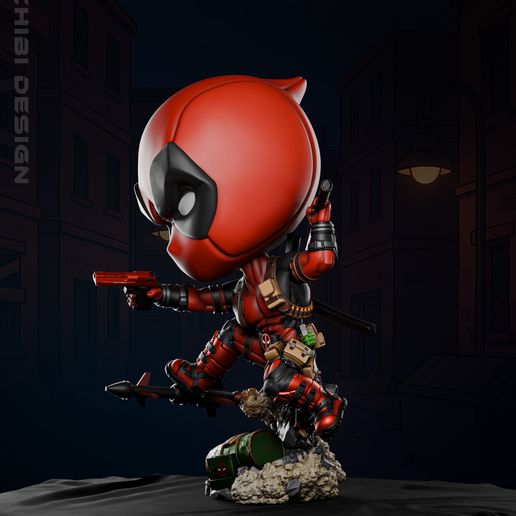 Deadpool Chibi - Digital STL file
